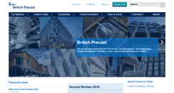 Desktop Screenshot of britishprecast.org